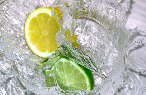 Refreshing Lemon and Lime Splash -