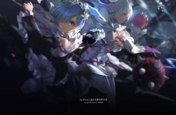 ReZERO Twins and Emilia in Action -