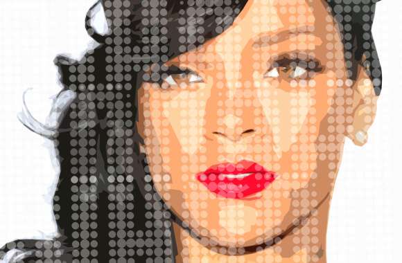 Rihanna - Portrait of an Iconic Singer and Actress
