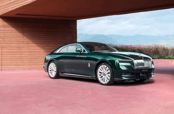 Rolls-Royce Spectre Emerald green