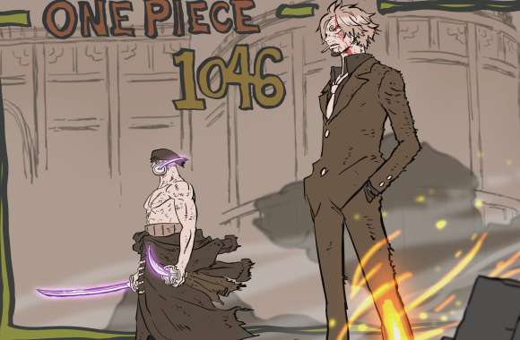 Roronoa Zoro Sanji (One Piece) Anime One Piece
