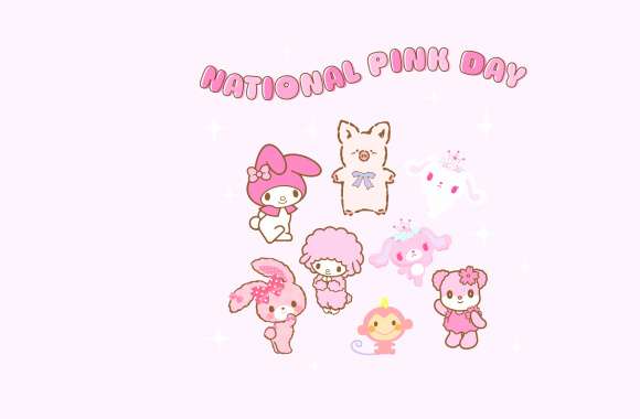 Sanrio Characters Celebrate National Pink Day