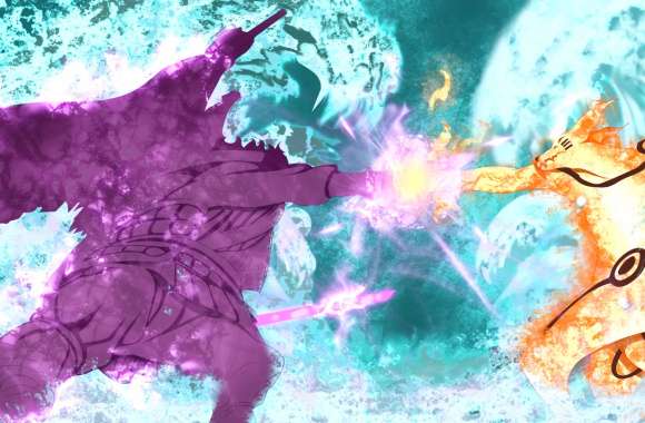 Sasuke vs Naruto Susanoo Clash