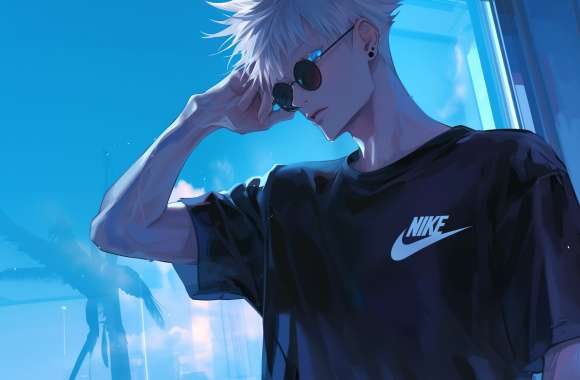 Satoru Gojo in Nike Apparel - Jujutsu Kaisen Anime