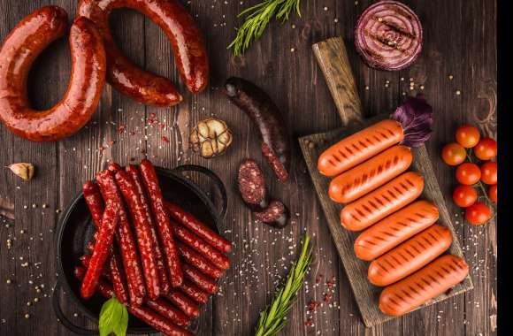 Sausage Still Life Food Meat wallpapers hd quality