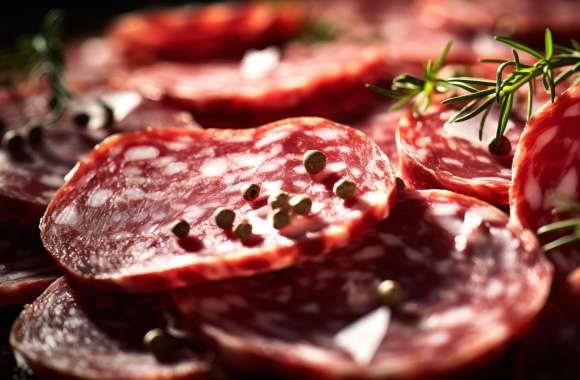 Savory Salami HD Desktop Wallpaper wallpapers hd quality