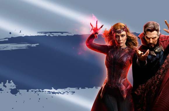 Scarlet Witch Elizabeth Olsen Benedict Cumberbatch Doctor Strange Wanda Maximoff Movie Doctor Strange In The Multiverse Of Madness
