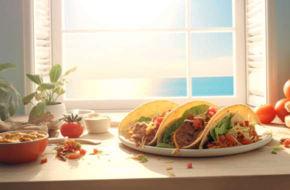 Scenic Ocean View Taco Feast