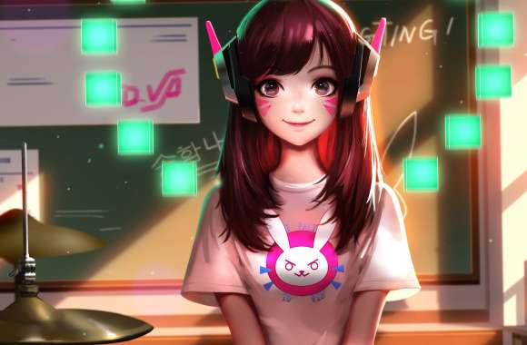 Schoolgirl D.Va - Overwatch