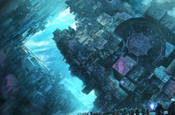 Sci-Fi City Ruins -