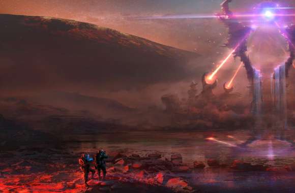 Sci-Fi Landscape Stunning of Otherworldly Wonders