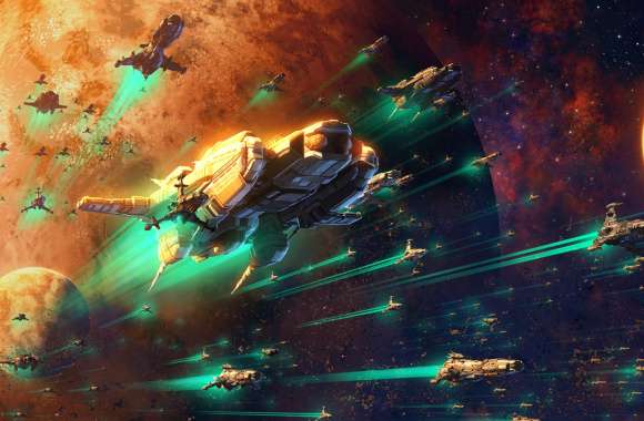 Sci-Fi Spaceship Fleet -