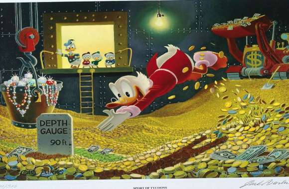 Scrooge McDuck Treasure wallpapers hd quality