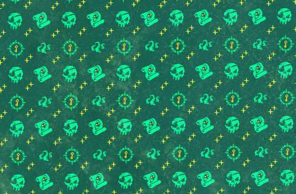 Sea of Thieves-Inspired Skull Pattern wallpapers hd quality