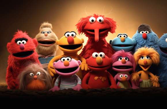 Sesame Street Characters HD Desktop Wallpaper wallpapers hd quality