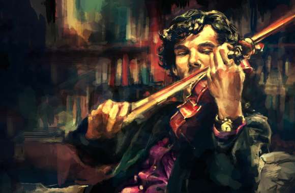 Sherlock TV Series Vibrant