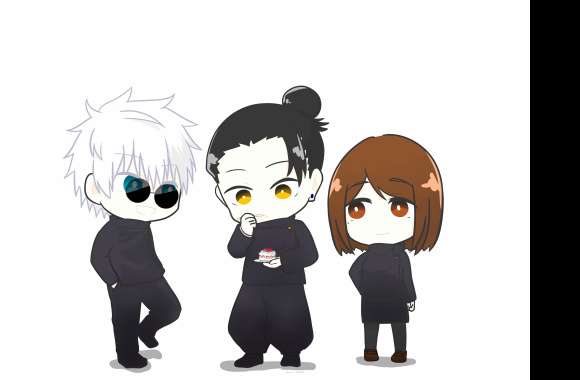Shoko Ieiri Suguru Geto Satoru Gojo Anime Jujutsu Kaisen