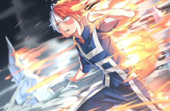 Shoto Todoroki HD Anime Wallpaper