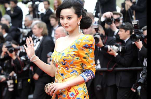 Silk Dress Actress Chinese Celebrity Fan Bingbing