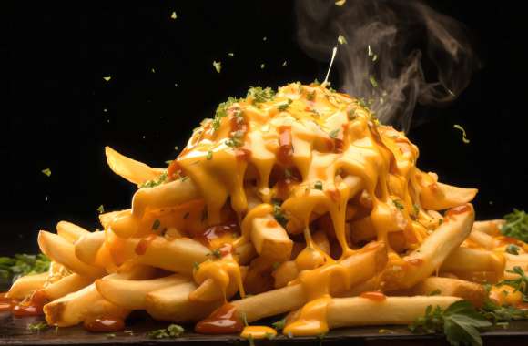 Sizzling Cheese Fries