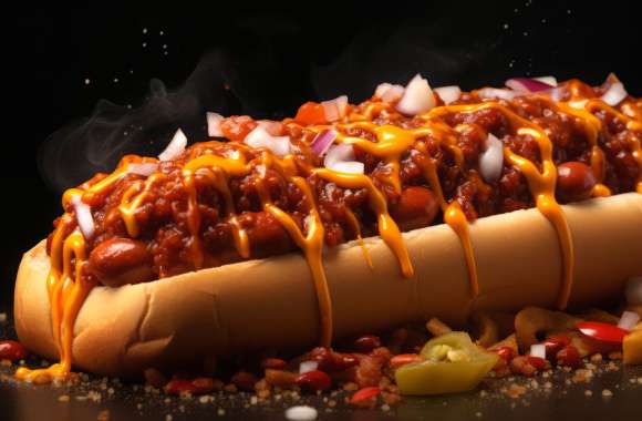 Sizzling Chili Dog