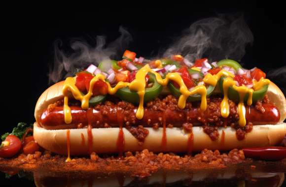 Sizzling Chili Hot Dog