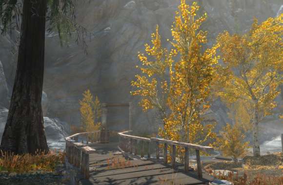 Skyrim - Autumn Trees wallpapers hd quality