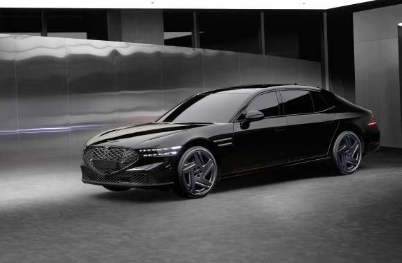 Sleek Genesis G90 – Luxury Vehicle Desktop Background wallpapers hd quality