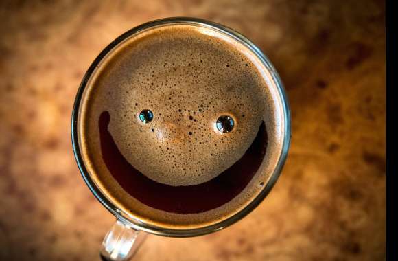 Smiling Coffee Delight -