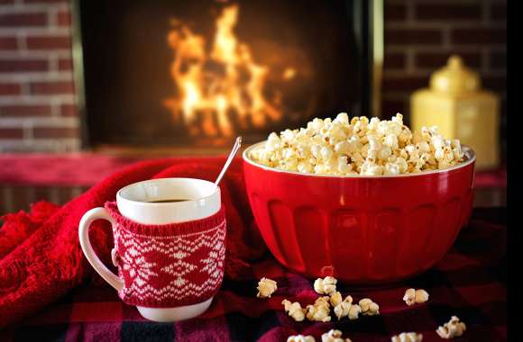 Snack Drink Food Popcorn Cozy