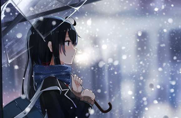 Snowfall Serenity – Yukino Yukinoshita Anime