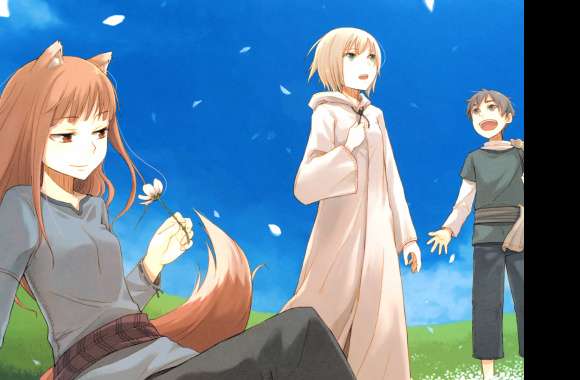 Spice and Wolf Nature - HD Anime Wallpaper