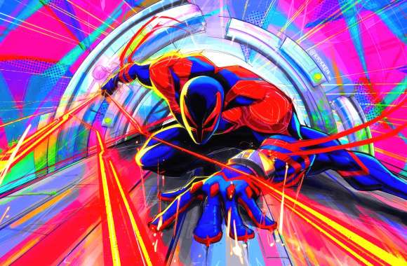 Spider-Man 2099 in Action -