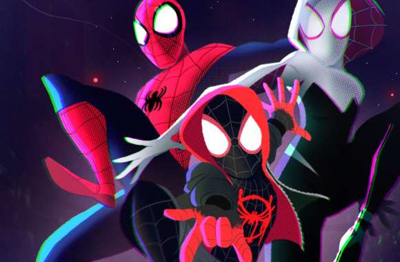 Spider-Verse Trio Gwen, Peter, Miles wallpapers hd quality