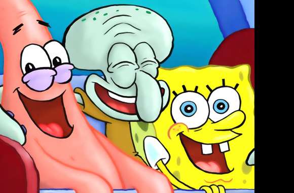 SpongeBob & Friends Patrick & Squidward Background