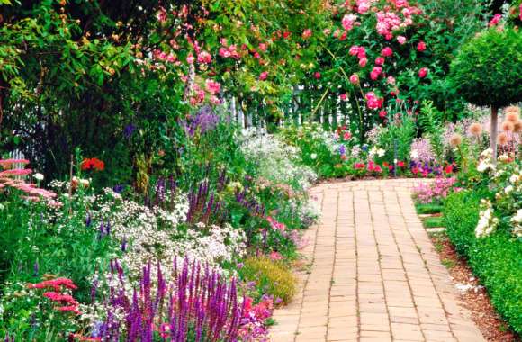 Spring Garden Path -