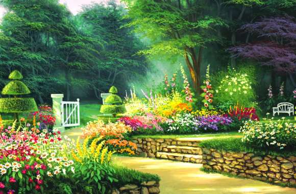 Spring Serenity Garden