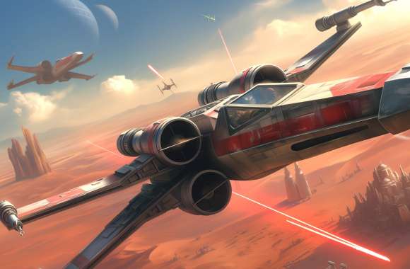 Star Wars X-Wing HD Sci-Fi Wallpaper