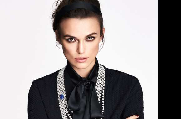 Stare Brown Eyes Brunette English Actress Celebrity Keira Knightley