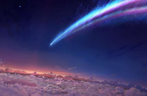 Starlit Sky - Your Name. HD Anime Wallpaper wallpapers hd quality