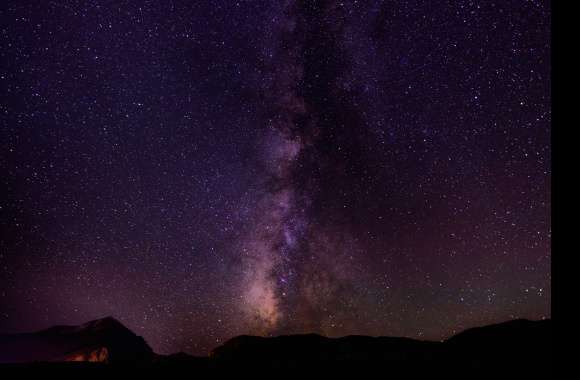 Starry Milky Way Night -