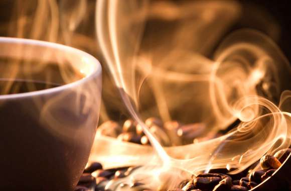 Steaming Coffee Bliss -