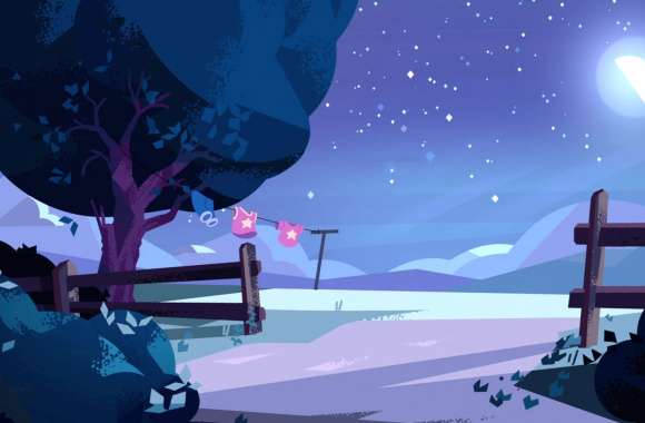Steven Universe Tranquil Night Scene wallpapers hd quality