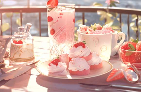 Strawberry Dessert Fantasy