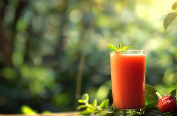 Strawberry Juice Bliss -