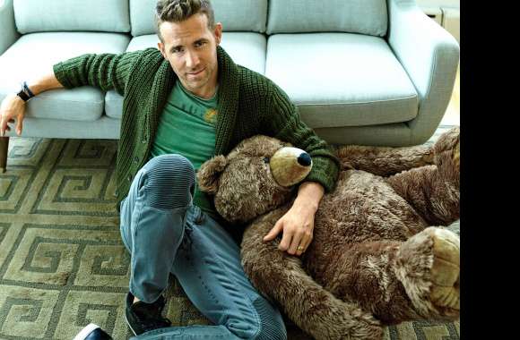 Stuffed Animal Teddy Bear Canadian Actor Celebrity Ryan Reynolds