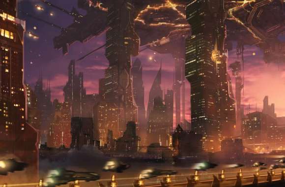 Stunning Sci-Fi Cityscape