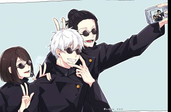 Suguru Geto Satoru Gojo Shoko Ieiri Anime Jujutsu Kaisen