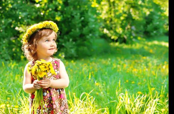 Summer Beauty Dandelion Wreath