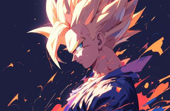 Super Saiyan Gohan - Intense Dragon Ball Art